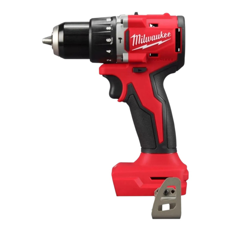 Дрель-шуруповерт MILWAUKEE ударный аккумуляторный бесщеточный, M18 BLPDRC-402C,60,5Нм (ЗУ, 2х4Ач, кейс) (4933492824)