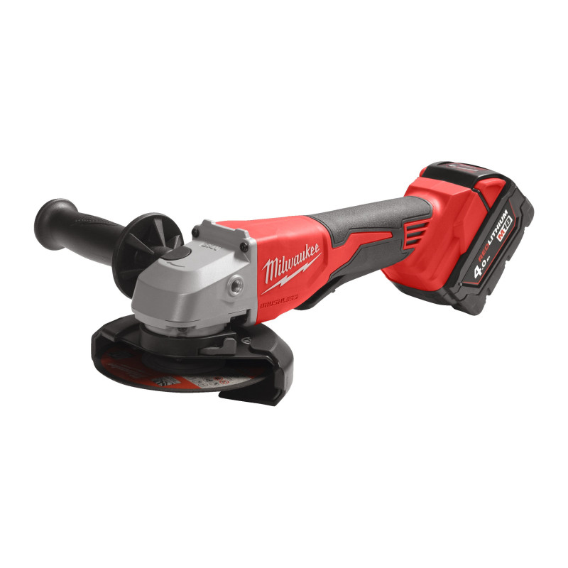 Угловая шлифмашина Milwaukee M18 BLSAG125XPDMC-402X, комплект ЗУ, 2 АКБ, кейс + жилетка (4933499460)