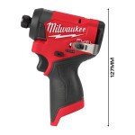Шуруповерт ударный аккумуляторный MILWAUKEE M12 FID2MC-202Х, комплект ЗП, 2 АКБ, кейс + жилетка (4933499462) – Фото №4
