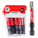 Биты TX30 MILWAUKEE SHOCKWAVE 50 мм, НАБОР – 10 шт (4932471574) – Фото №1