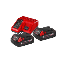 Аккумулятор Li-Ion M18 NRG-202  - В2 2шт; з/у M12-18C MILWAUKEE (4933459213)