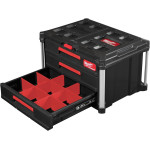Ящик для інструментів з 2+1 висувними відсіками MILWAUKEE PACKOUT DRAWER BOX (4932493190) – Фото №5