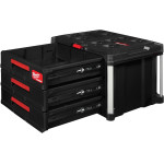 Ящик для інструментів з 2+1 висувними відсіками MILWAUKEE PACKOUT DRAWER BOX (4932493190) – Фото №3