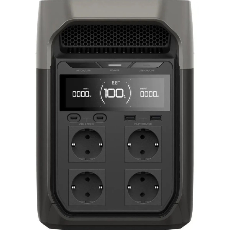 Зарядна станція EcoFlow Delta 3, 1800 Вт, 1024 Вт/год (електростанція для дому, UPS, ДБЖ) (EFDELTA3-EU)