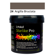 Эпоксидная гелевая затирка Litokol Starlike Pro 24 Argilla Bruciata 2,5 кг (STPROAGB02.5)