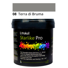 Эпоксидная гелевая затирка Litokol Starlike Pro 08 Terra di Bruma 2,5 кг (STPROTBR02.5)