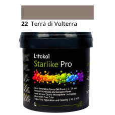 Эпоксидная гелевая затирка Litokol Starlike Pro 22 Terra di Volterra 2,5 кг (STPROTVL02.5)