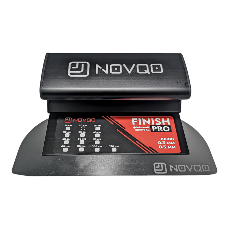 Набор алюминиевых шпателей механического нанесения NOVQO FINISH PRO черный + кейс (BP_1262)
