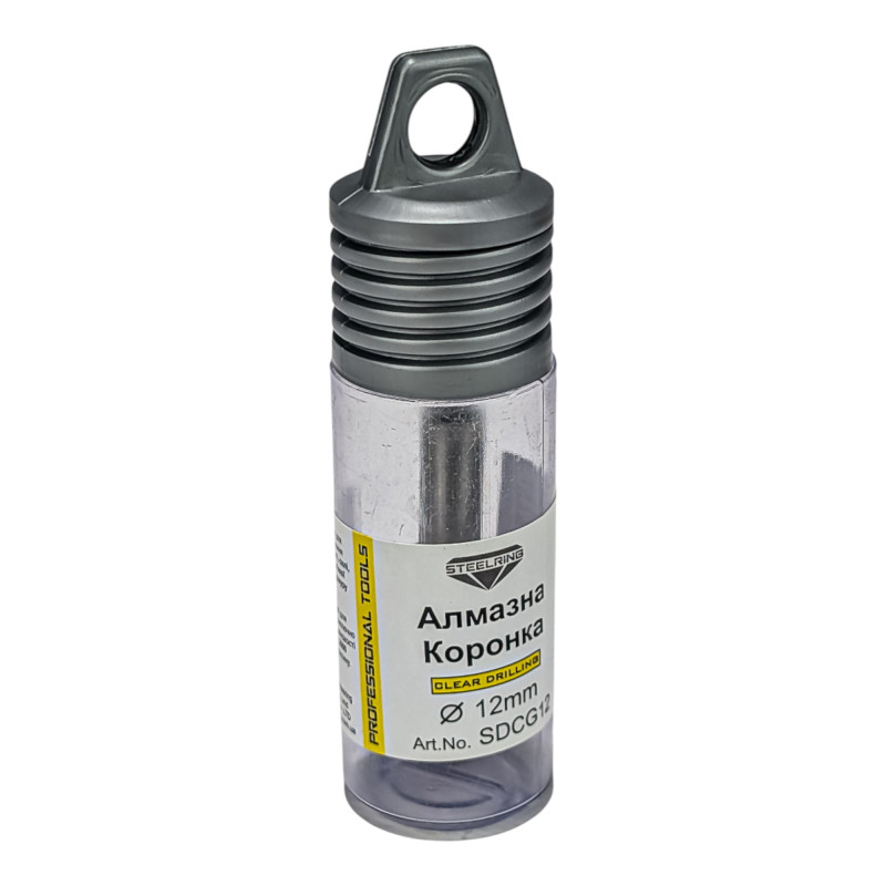 Коронка алмазная Steelring Perfect для керамики и стекла под дрель D12 (SDCG12)