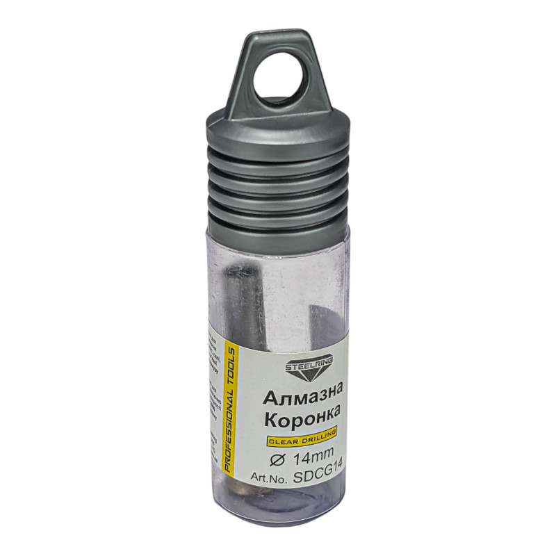 Коронка алмазная Steelring Perfect для керамики и стекла под дрель D14 (SDCG14)