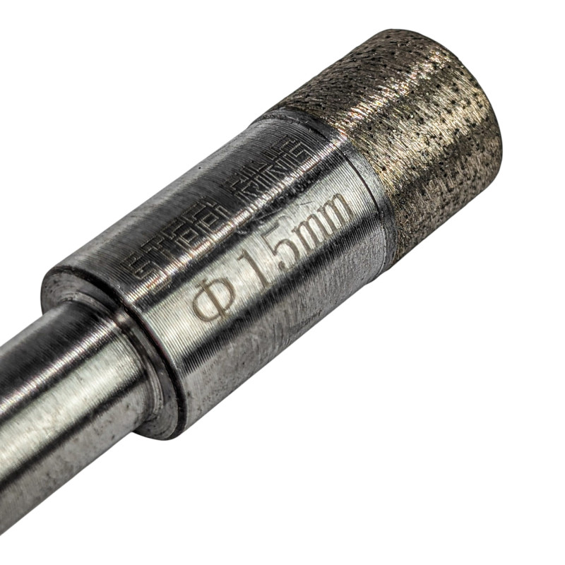 Коронка алмазная Steelring Perfect для керамики и стекла под дрель D15 (SDCG15)