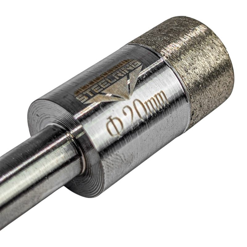 Коронка алмазная Steelring Perfect для керамики и стекла под дрель D20 (SDCG20)