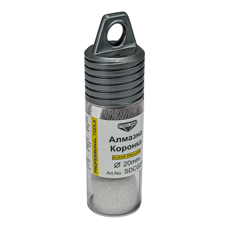Коронка алмазная Steelring Perfect для керамики и стекла под дрель D20 (SDCG20)