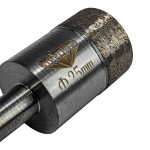 Коронка алмазная Steelring Perfect для керамики и стекла под дрель D25 (SDCG25) – Фото №3