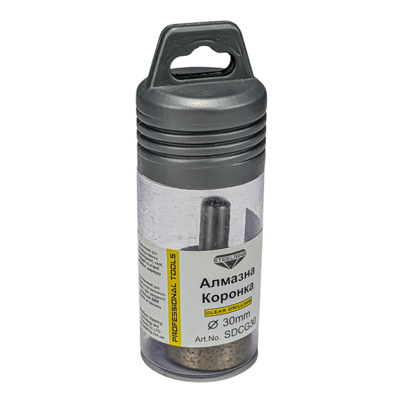 Коронка алмазная Steelring Perfect для керамики и стекла под дрель D30 (SDCG30)