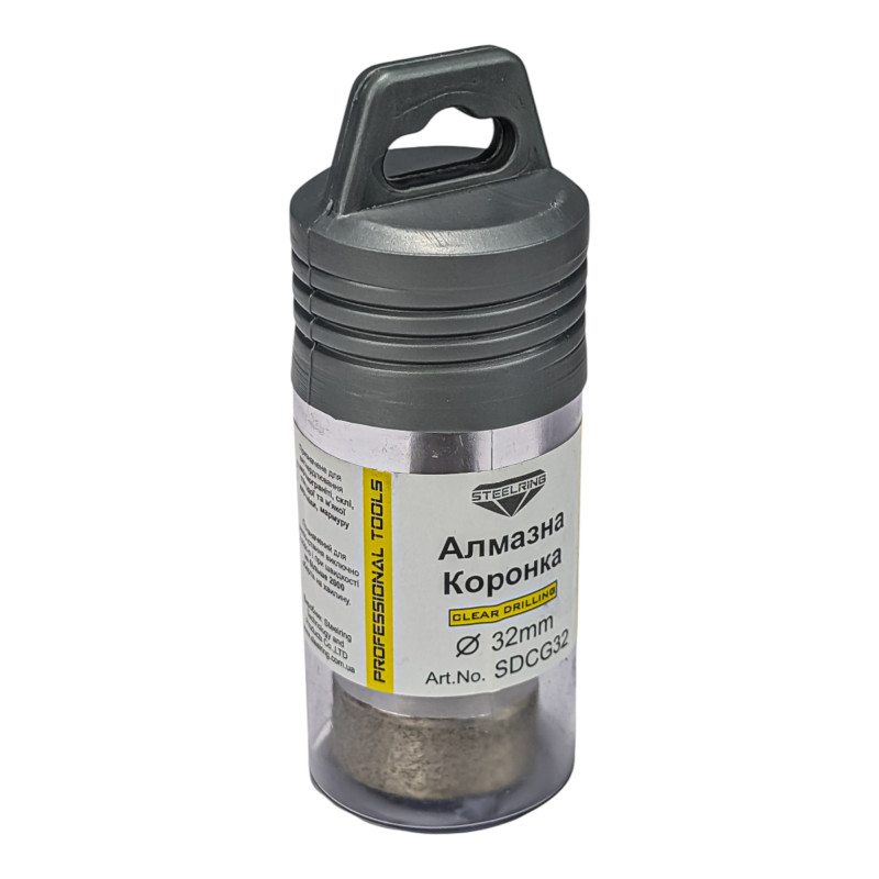 Коронка алмазная Steelring Perfect для керамики и стекла под дрель D32 (SDCG32)
