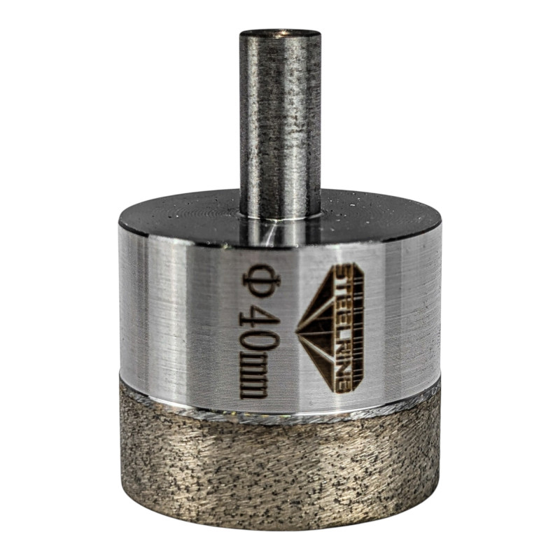 Коронка алмазная Steelring Perfect для керамики и стекла под дрель D40 (SDCG40)
