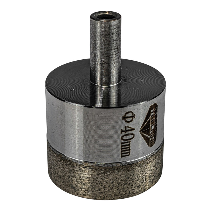 Коронка алмазная Steelring Perfect для керамики и стекла под дрель D40 (SDCG40)