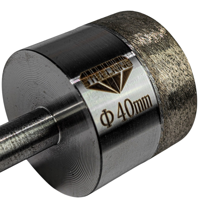 Коронка алмазная Steelring Perfect для керамики и стекла под дрель D40 (SDCG40)