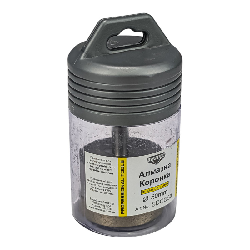 Коронка алмазна Steelring Perfect для кераміки та скла під дриль D50 (SDCG50)