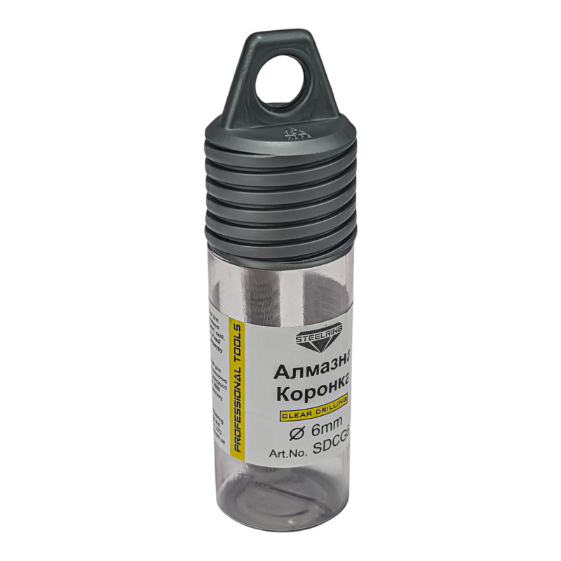 Коронка алмазная Steelring Perfect для керамики и стекла под дрель D6 (SDCG6)