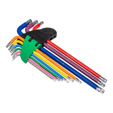 Набор TORX ключей L для винтов Allen 9шт длинные (UT0205)