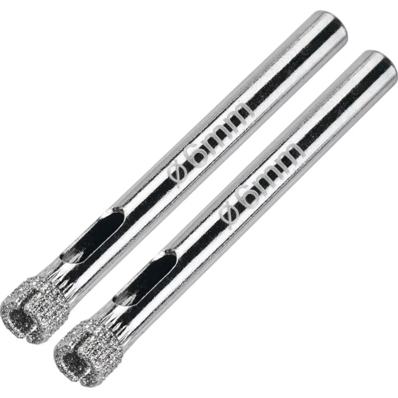 Коронка алмазная VICTORYTOOL 6 мм 2 шт под дрель (V006-2)