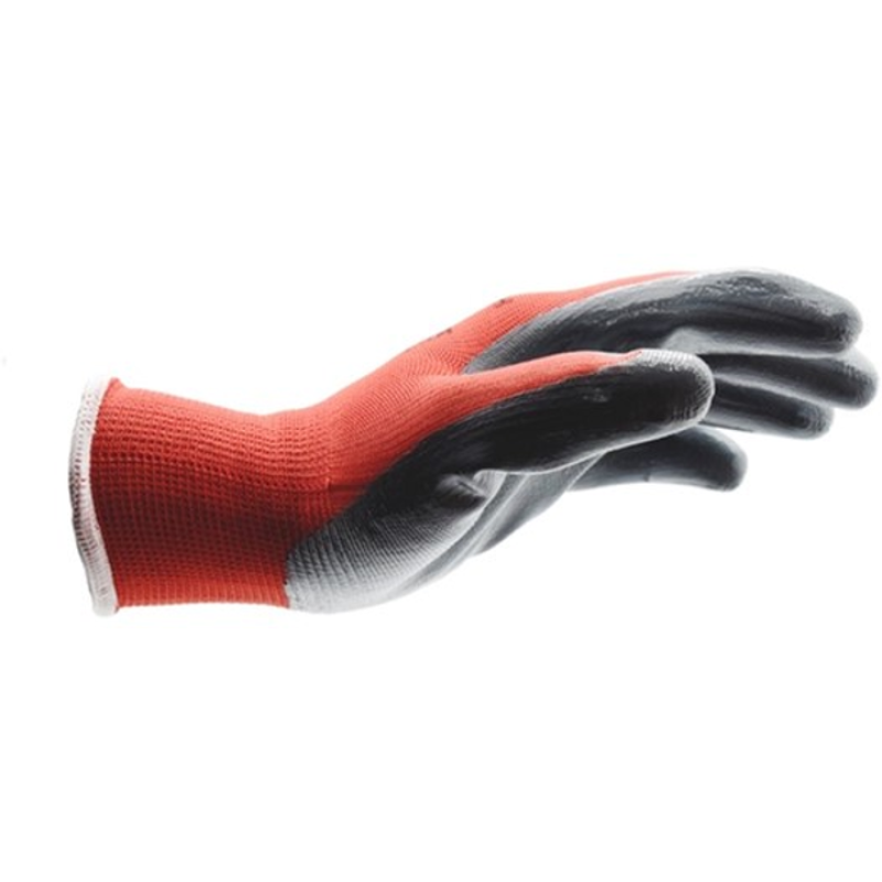 Перчатки защитные WURTH с нитриловым покрытием RED NITRILE, размер 10 (0899403110)