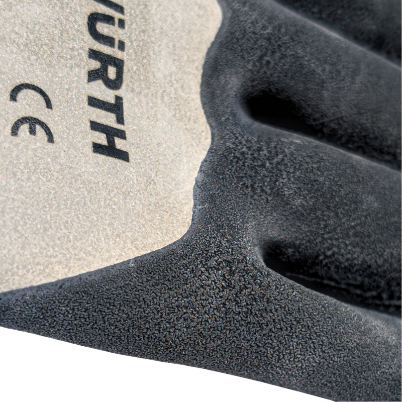 Перчатки защитные утепленные WURTH Multifit Dry с покрытием. полное латекс, р. 9 (0899405609)