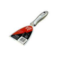 Шпатель однокомпонентный 100 мм из нержавеющей стали эргономичной формы OLEJNIK (124010-1)