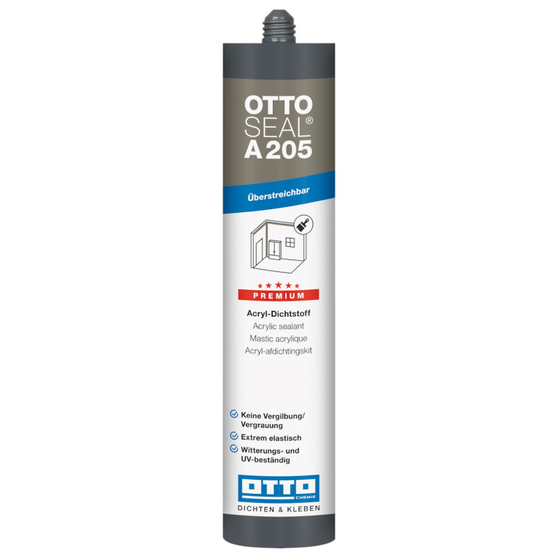 Акриловий герметик OTTOSEAL A205 колір C01 Weiss (OTSA205C01)