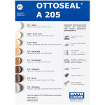 Акриловий герметик OTTOSEAL A205 колір C01 Weiss (OTSA205C01) – Фото №3