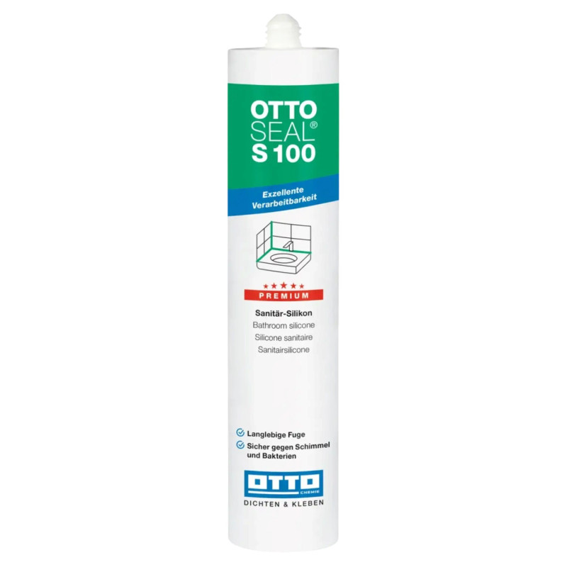 Санитарный силиконовый герметик OTTOSEAL S 100 C84 Pergamon (бежевый), 300 мл (OTS100C84)