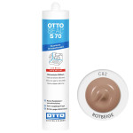 Санітарний силіконовий герметик OTTOSEAL S70 С82, Rotbeige, 310 мл (OTS70C82) – Фото №1