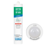 Санітарний силіконовий герметик OTTOSEAL S100 C00 transparent, 300 мл (OTS100C00) – Фото №1
