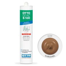 Санитарный силиконовый герметик OTTOSEAL S100 C09 Caramel, 300 мл (OTS100C09)