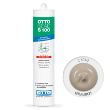 Санитарный силиконовый герметик OTTOSEAL S100 C1010 Graurot, 300 мл (OTS100C1010)