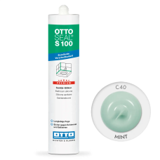 Санитарный силиконовый герметик OTTOSEAL S100 C40 Mint, 300 мл (OTS100C40)
