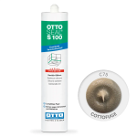 Санитарный силиконовый герметик OTTOSEAL S100 C75 Cottofuge, 300 мл (OTS100C75) – Фото №1