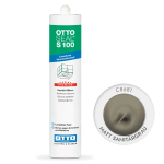 Санитарный силиконовый герметик OTTOSEAL S100 C8681 Sanitargrau, 300 мл (OTS100C8681) – Фото №1