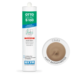 Санитарный силиконовый герметик OTTOSEAL S100 C8685 Matt Bahamabeige, 300 мл (OTS100C8685) – Фото №1