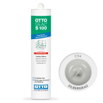 Санітарний силіконовий герметик OTTOSEAL S100 C94 Silbergrau, 300 мл (OTS100C94) – Фото №1