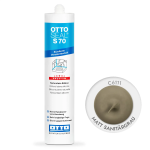 Силиконовый герметик OTTOSEAL S70 C6111 серый матовый, 310 мл (OTS70C6111) – Фото №1