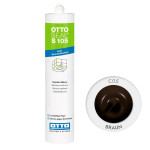 Санітарний силіконовий герметик OTTOSEAL S105 С05 коричневий, 310 мл (OTS105C05) – Фото №1
