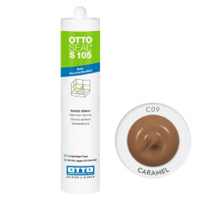 Санитарный силиконовый герметик OTTOSEAL S105 С09 карамельний, 310 мл (OTS105C09)