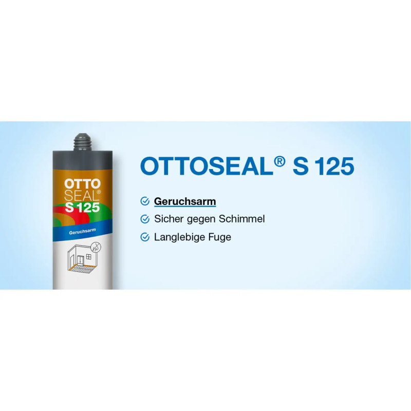 Силиконовый герметик Ottoseal S125 C8170 Matt Eiche 310 мл (OTS125C8170)