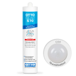 Силиконовый герметик OTTOSEAL S70 С00 прозрачный, 310 мл (OTS70C00) – Фото №1