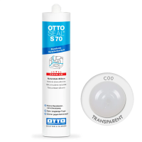 Силиконовый герметик OTTOSEAL S70 С00 прозрачный, 310 мл (OTS70C00)