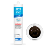 Силіконовий герметик OTTOSEAL S70 С05 коричневий, 310 мл (OTS70C05) – Фото №1