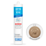 Силиконовый герметик OttoSeal S70 C10 багама-беж (bahamabeige), 310 мл (OTS70C10) – Фото №1